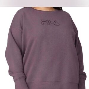 Fila Purple Crewneck Top